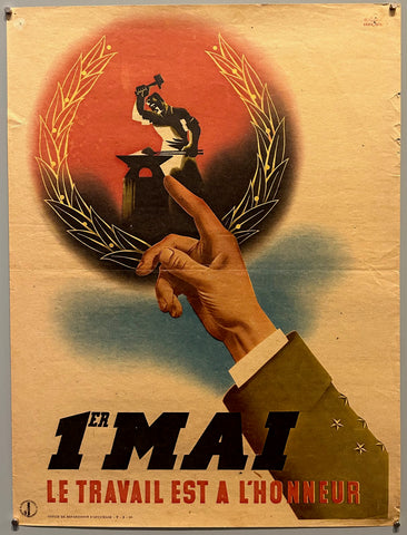 Link to  1er Mai Le Travail est a l'Honneur PosterFrance, 1980  Product