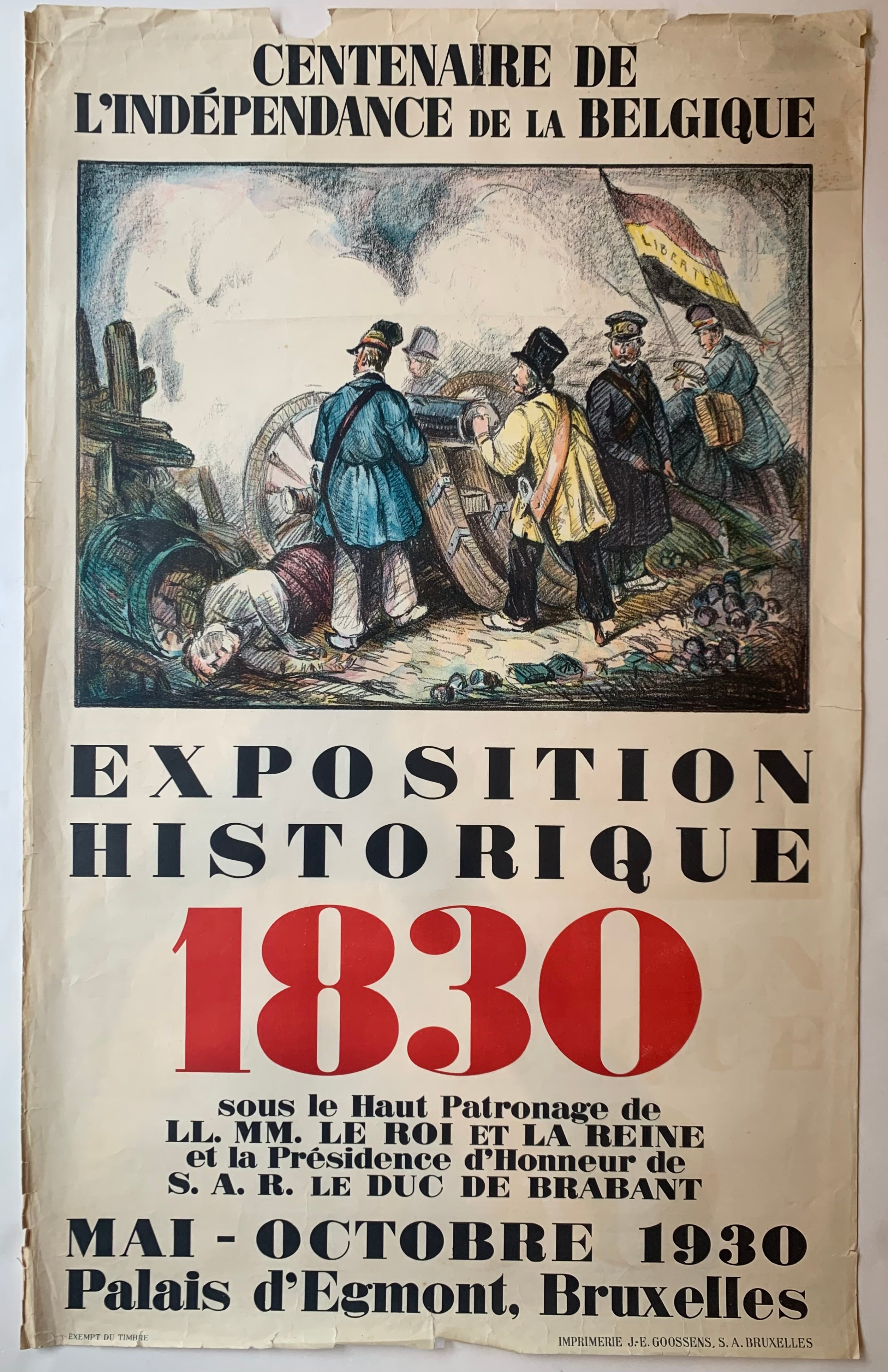 Exposition Historique 1830 Poster