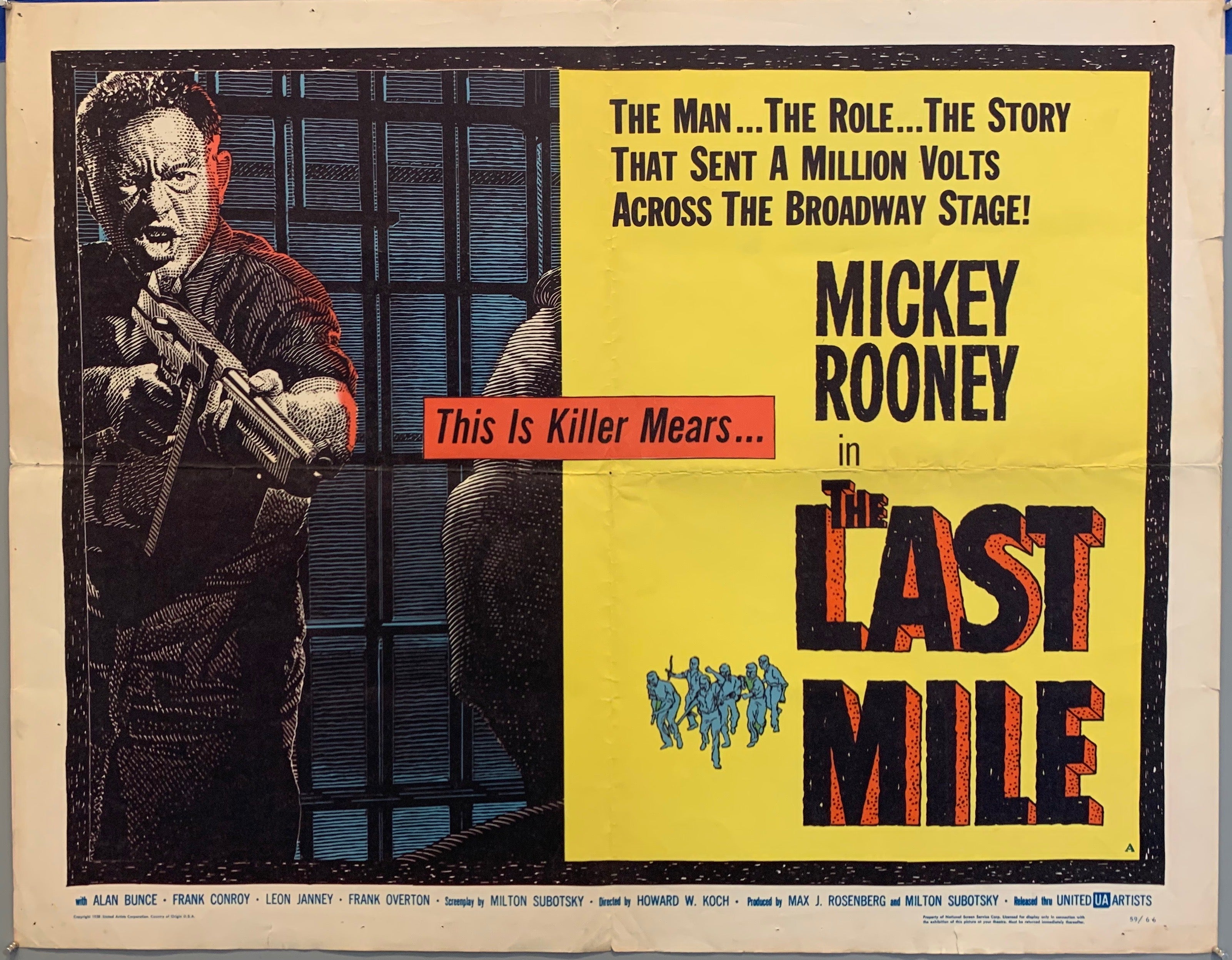 man with gun and men fighting in pirson the last mile movie poster