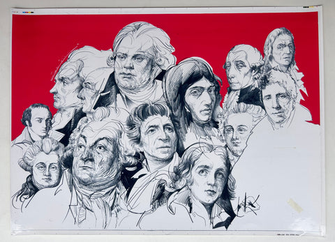 Link to Les Grands Journalistes De La Revolution Raymond Moretti Poster #4France, c. 1969 Product