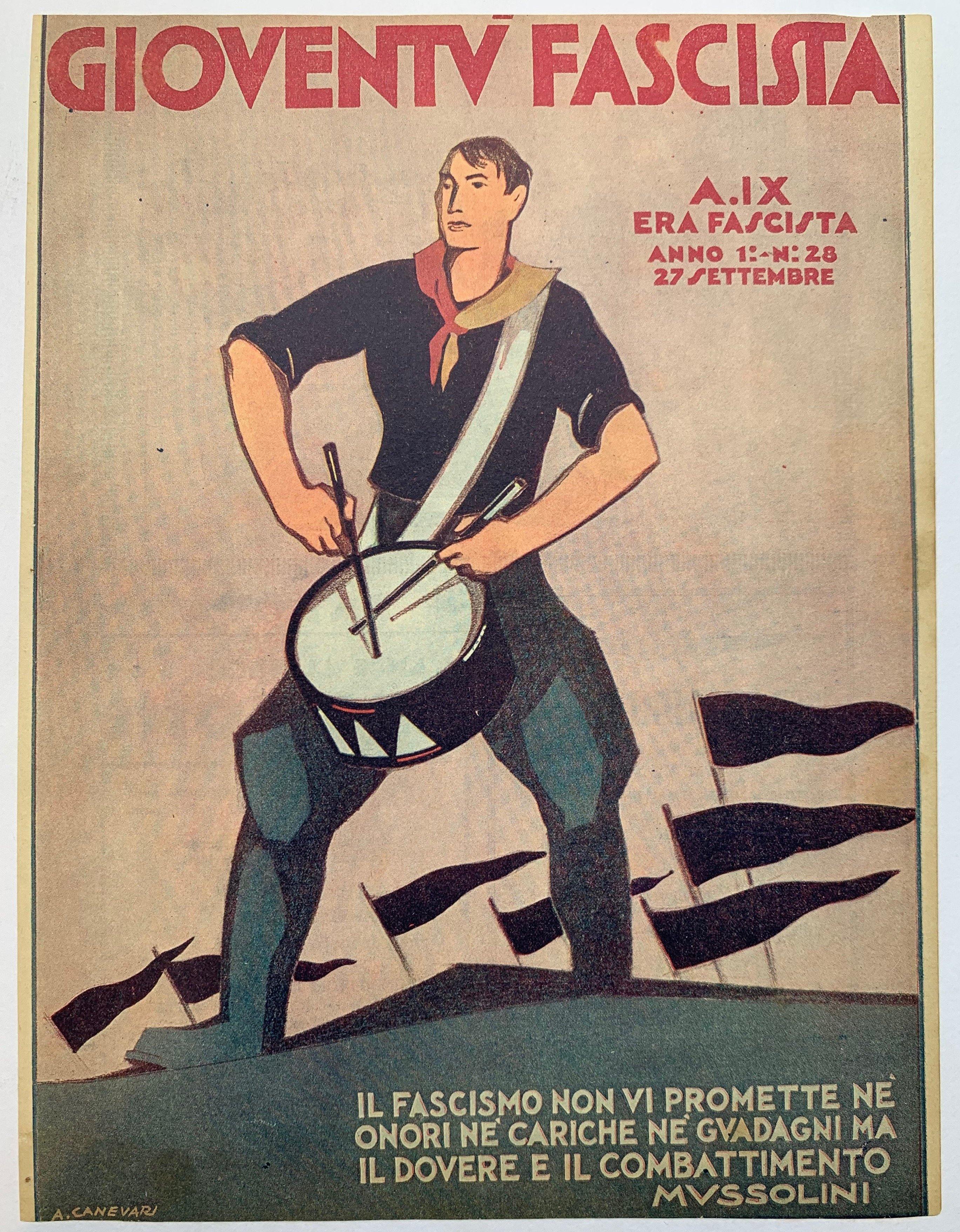 Gioventu Fascista Magazine Cover #32 - Poster Museum