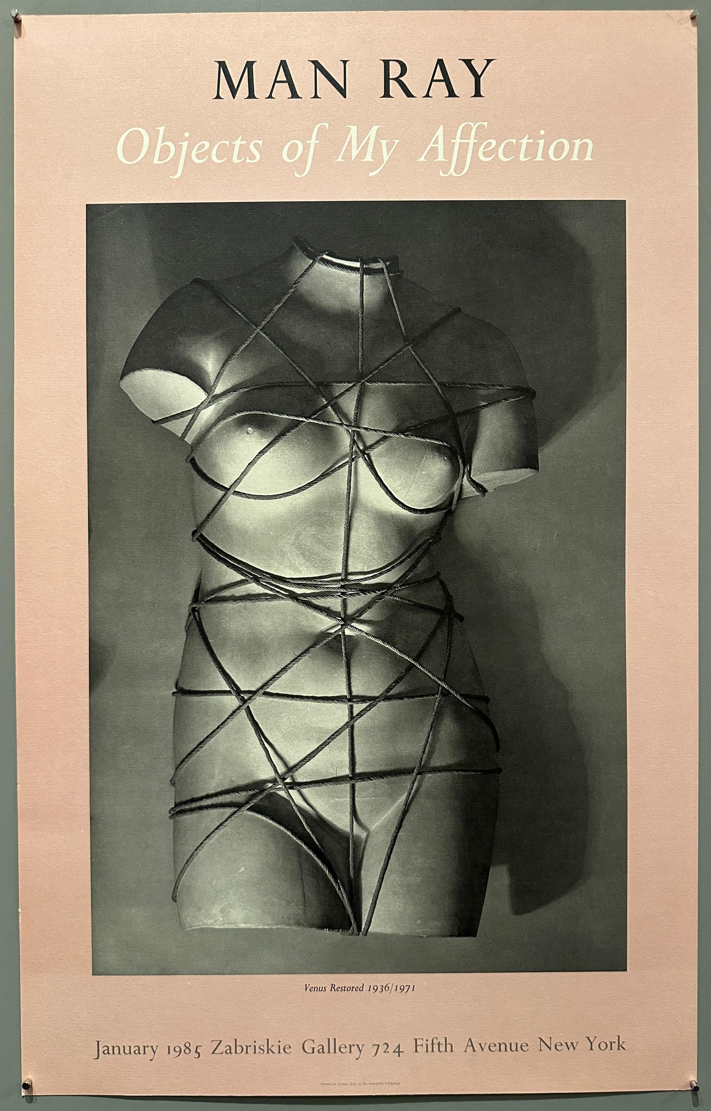 Man Ray Objects of My Affection Exhibition Poster