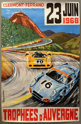 Clermont-Ferrand Trophees d'Auvergne 1968 Poster