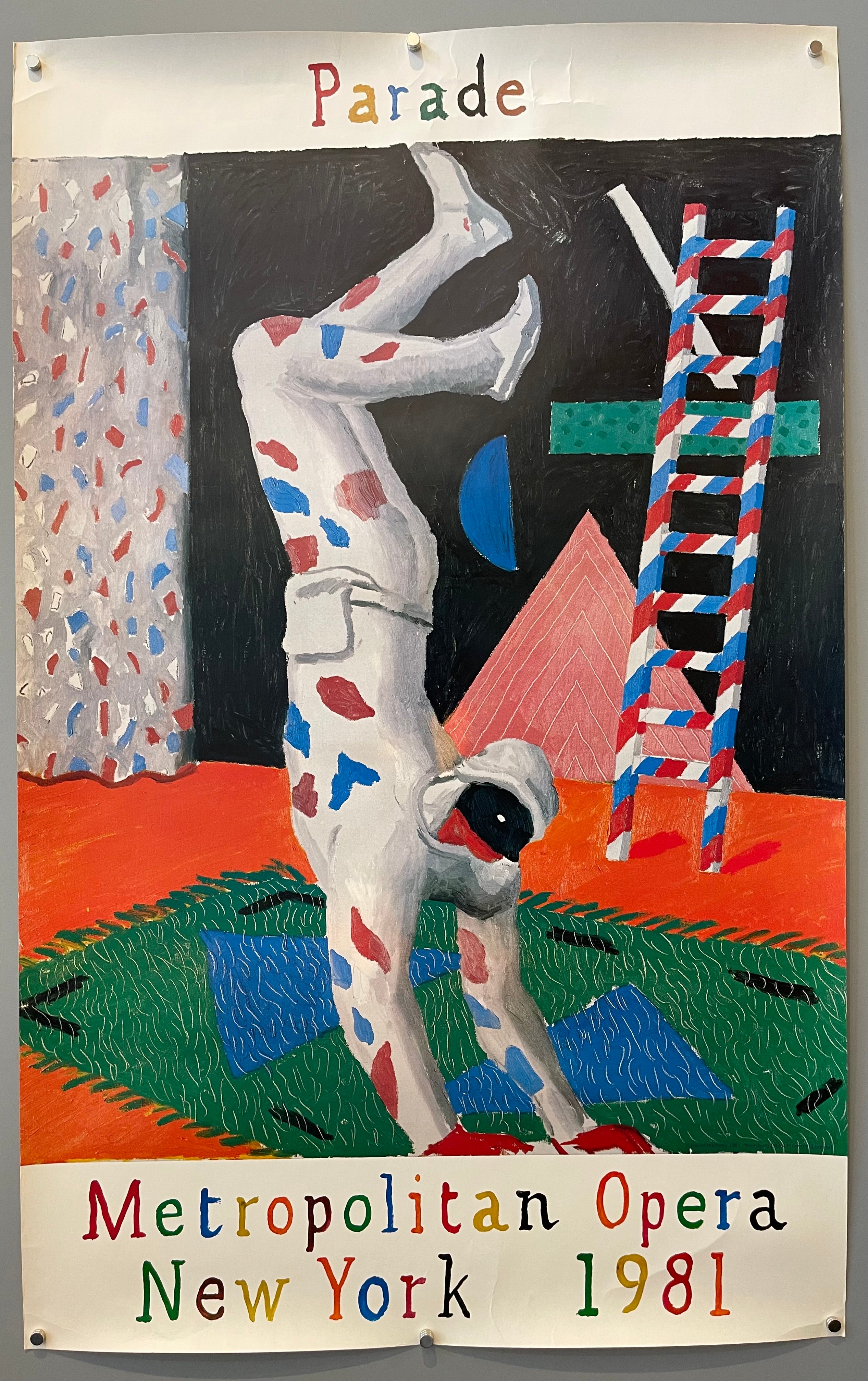 poster of a clown doing a handstand