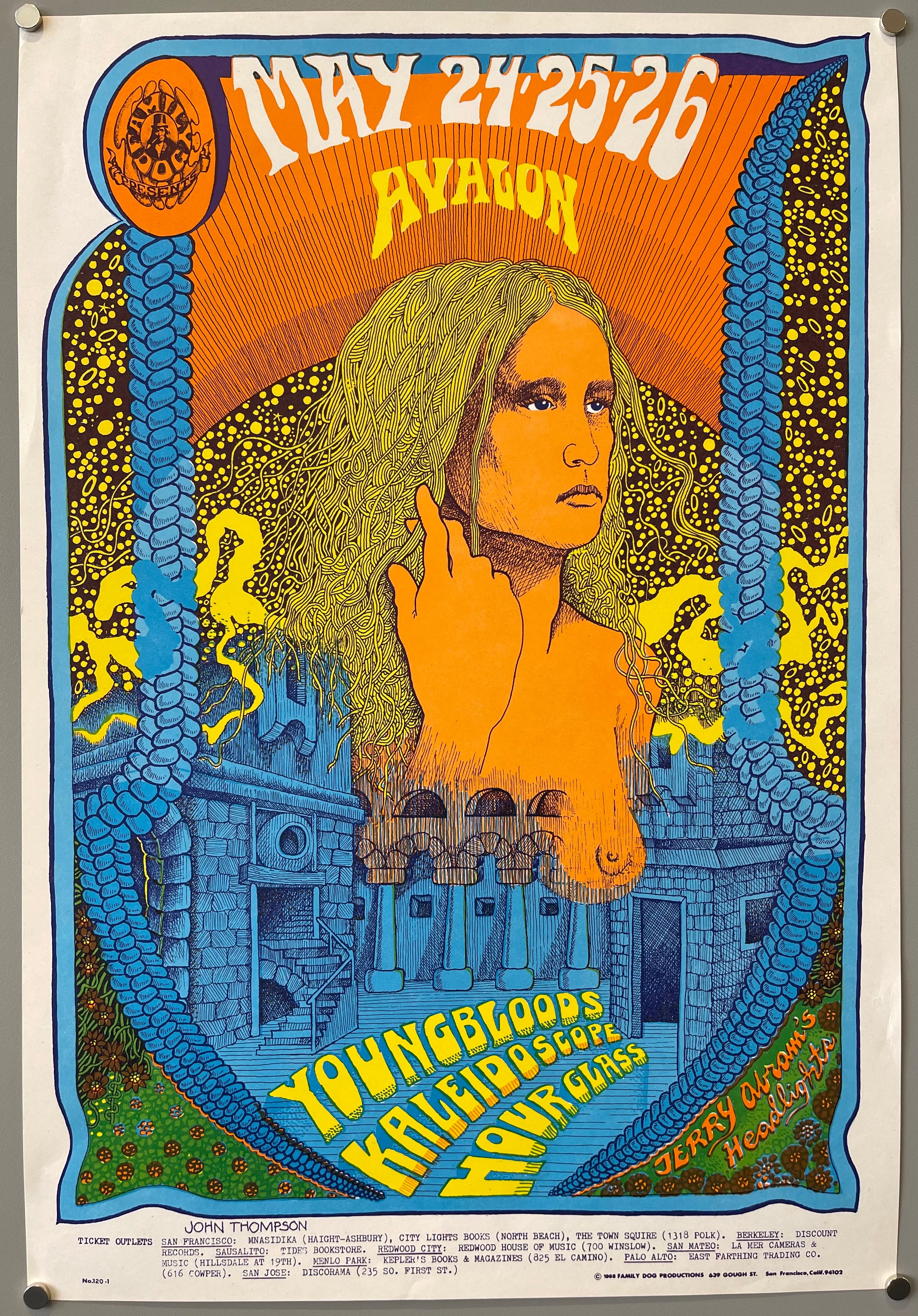 Youngbloods, Kaleidoscope, Hour Glass Poster