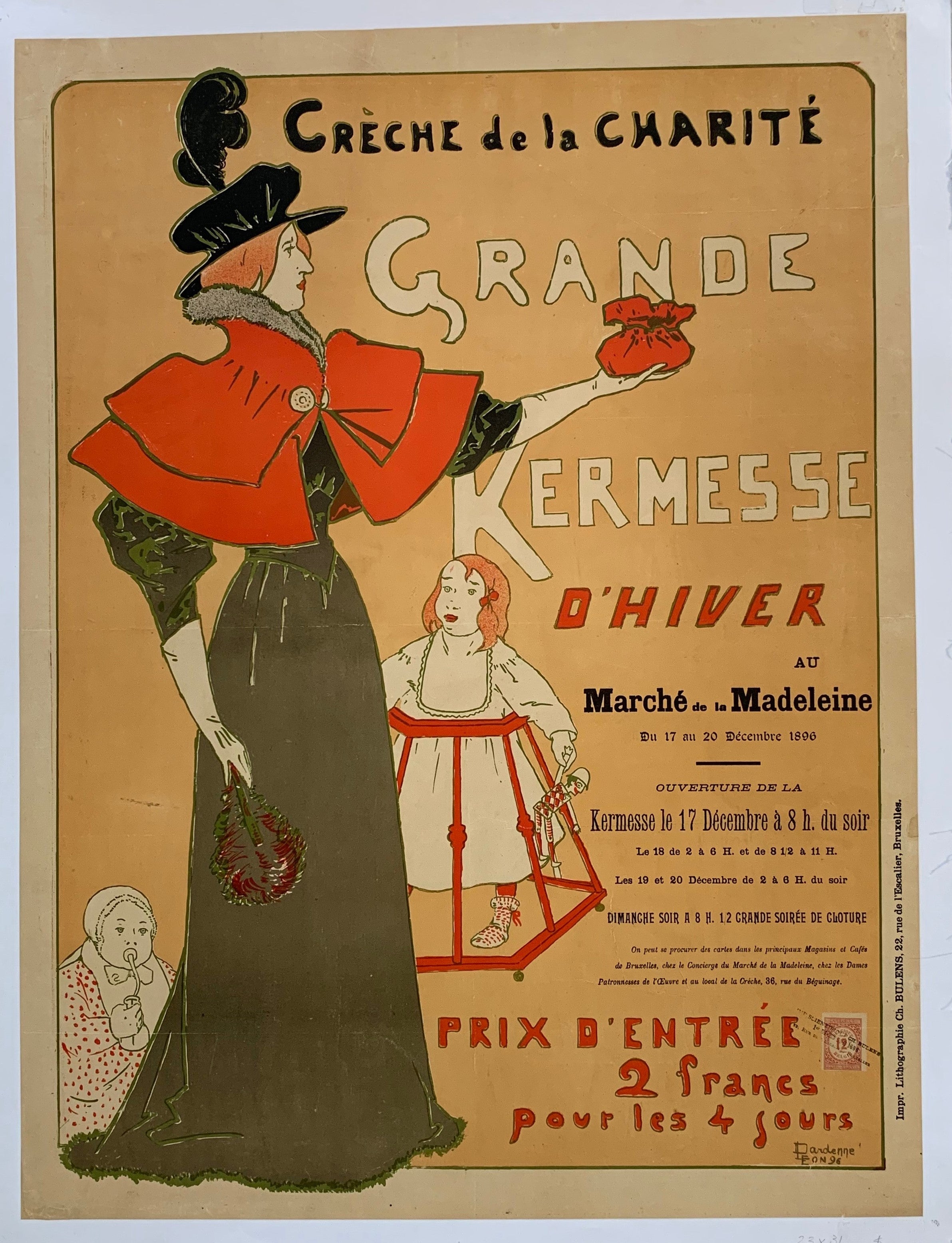 Crèche de la Charité / Grande Kermesse D'Hiver au Marche de la Madeleine