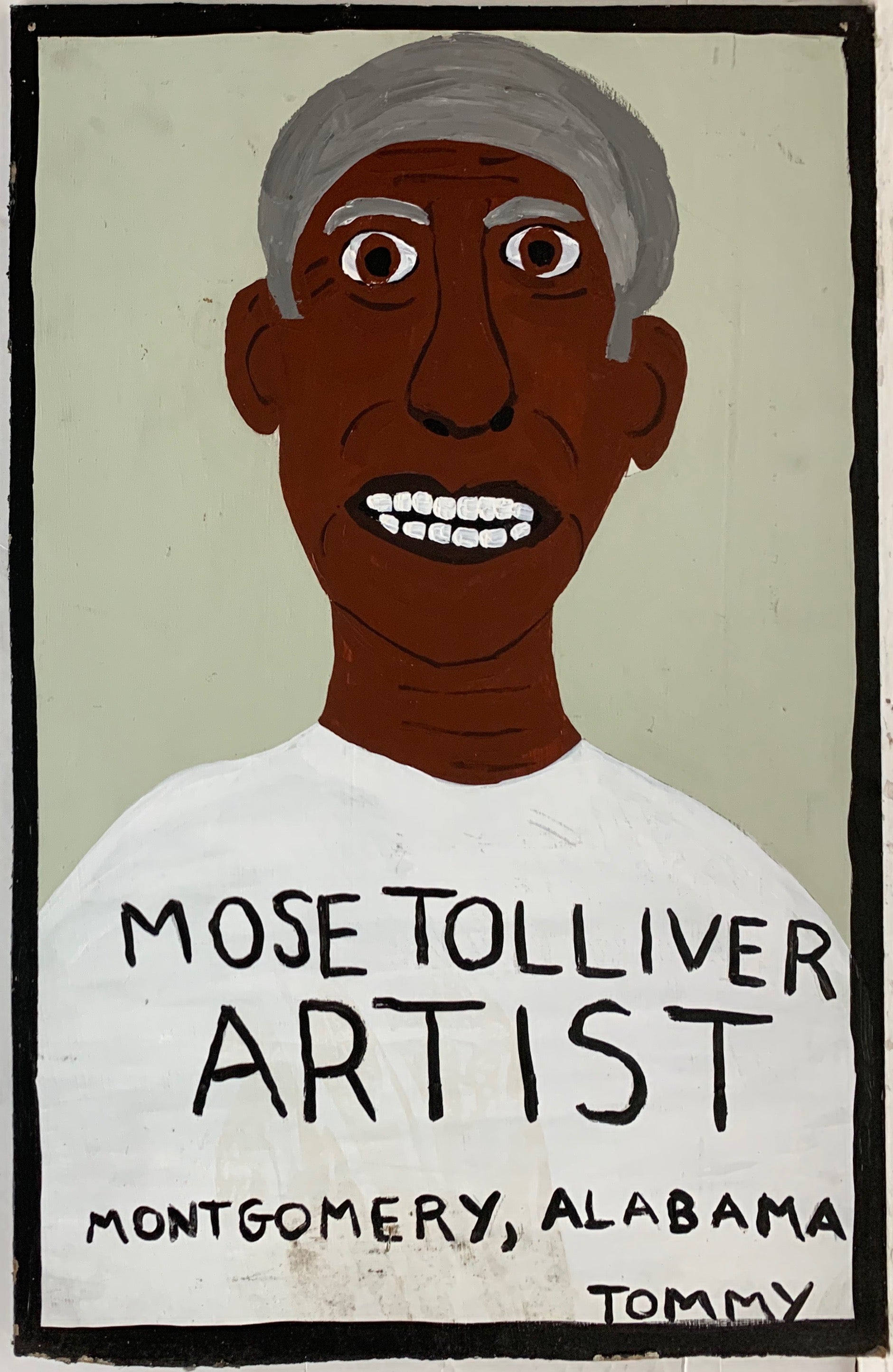 A Tommy Cheng portrait of Mose Tolliver.