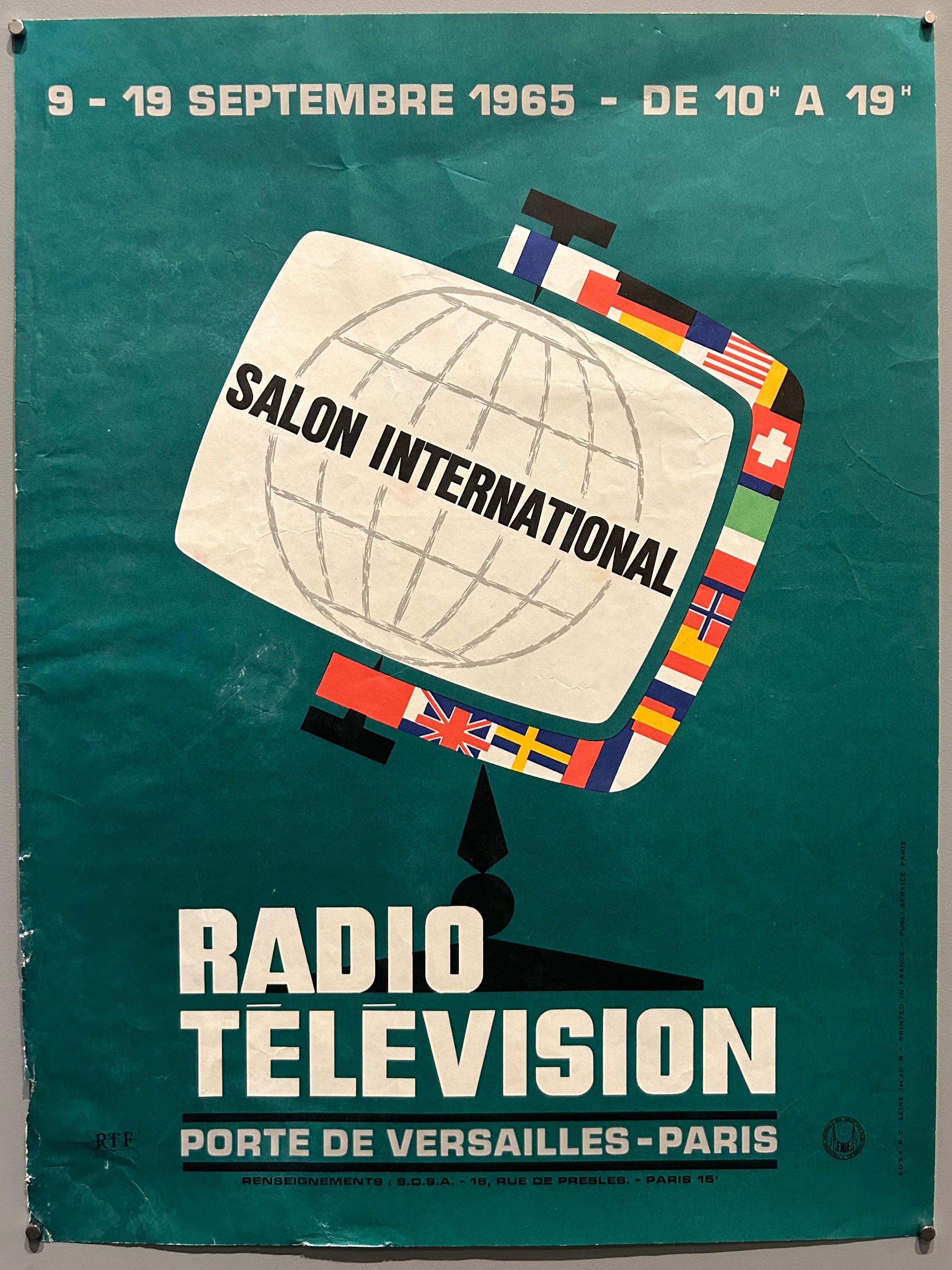 Salon International Radio Télévision Poster