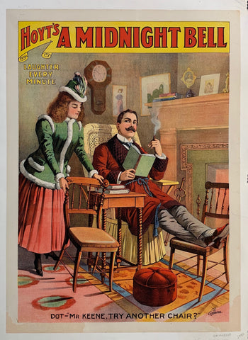 Link to Hoyt's A Midnight Bell "Mr. Keene, Try Another Chair?"c. 1889 Product