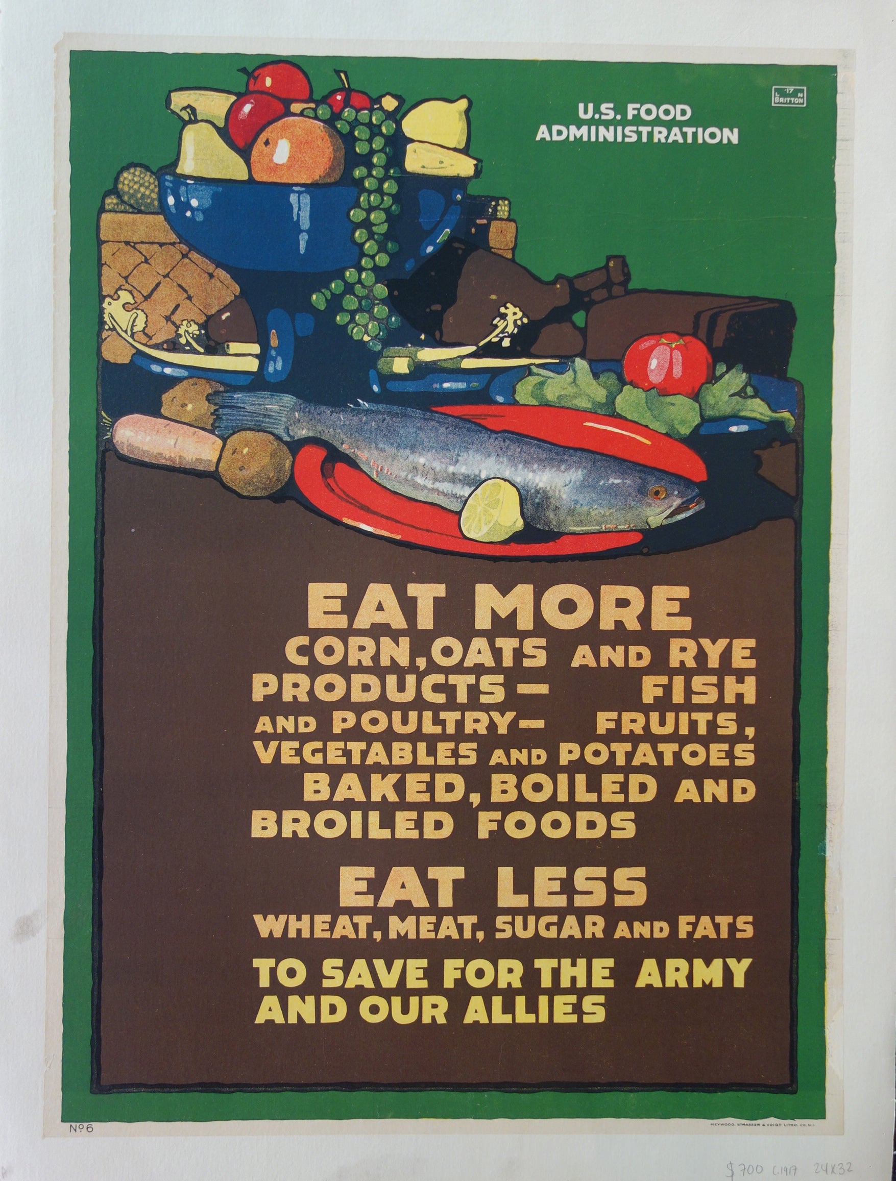 U.S. Food Administration Poster