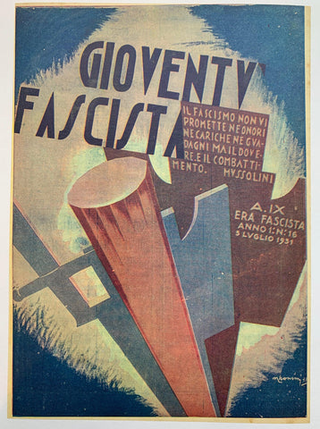 Link to Gioventu Fascista Magazine - July 1931, Vol. 16 ✓Italy, C. 1936 Product