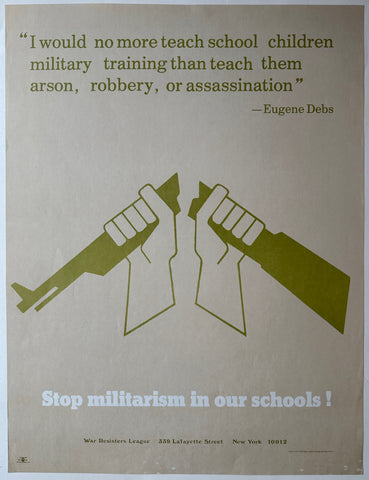 Link to  War Resisters League End Militarism PosterUSA, c. 1970s  Product