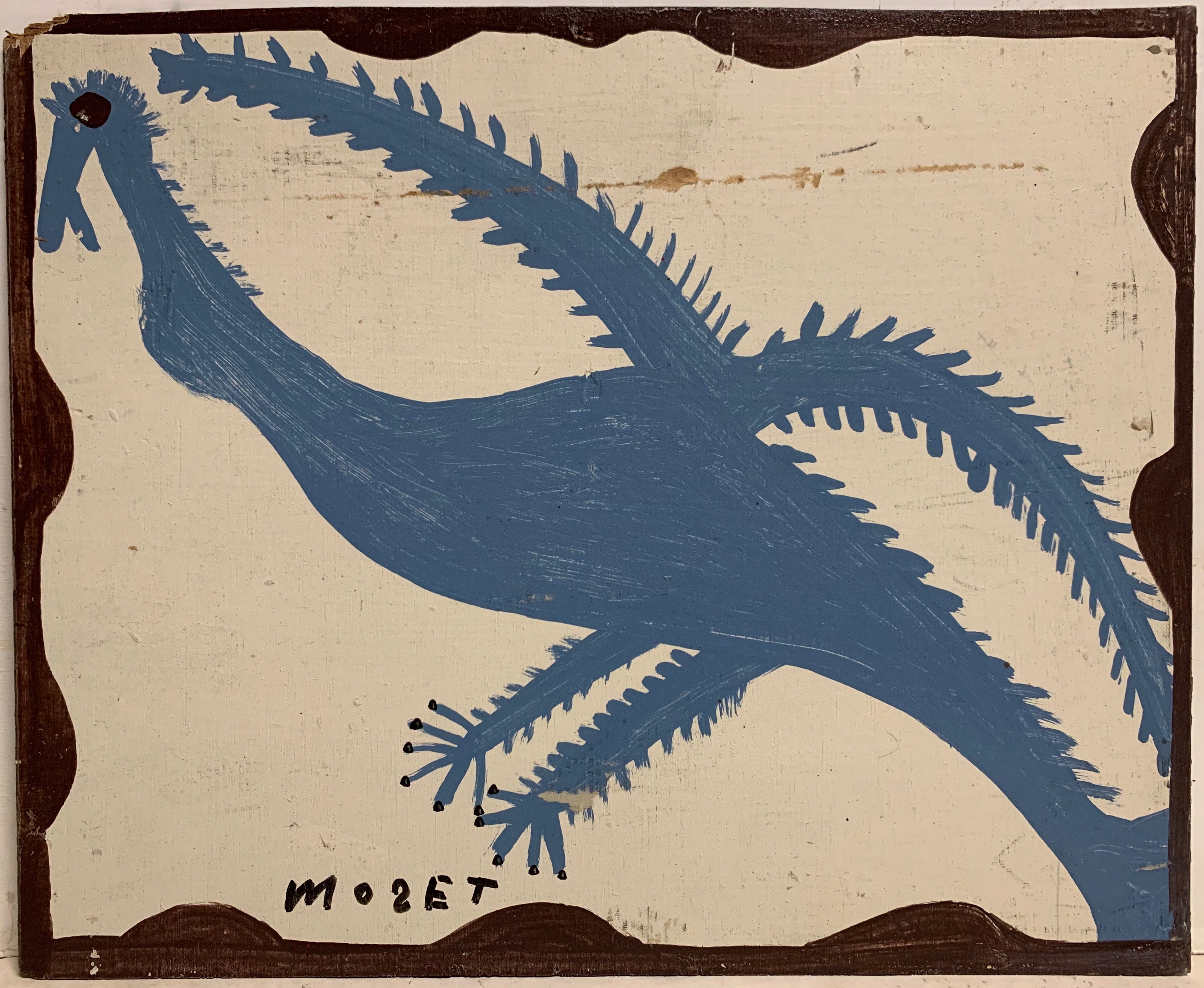 Blue Bird Mose Tolliver Painting