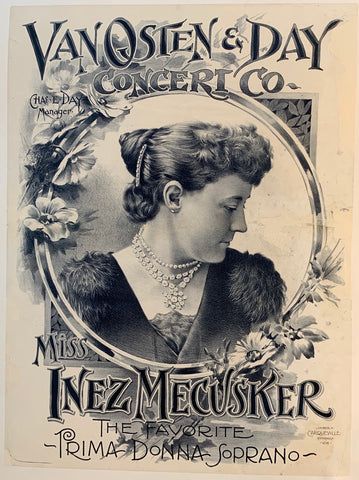 Link to  Van Osten & Day "Miss Inez Mecusker"USA, C. 1890  Product