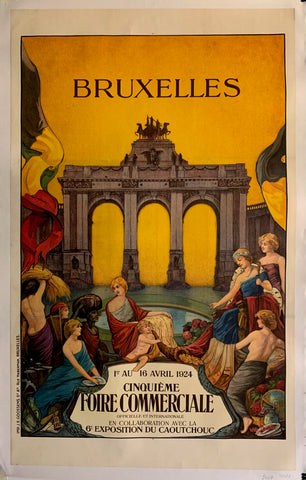 Link to  Bruxelles Poster ✓Belgium, 1924  Product