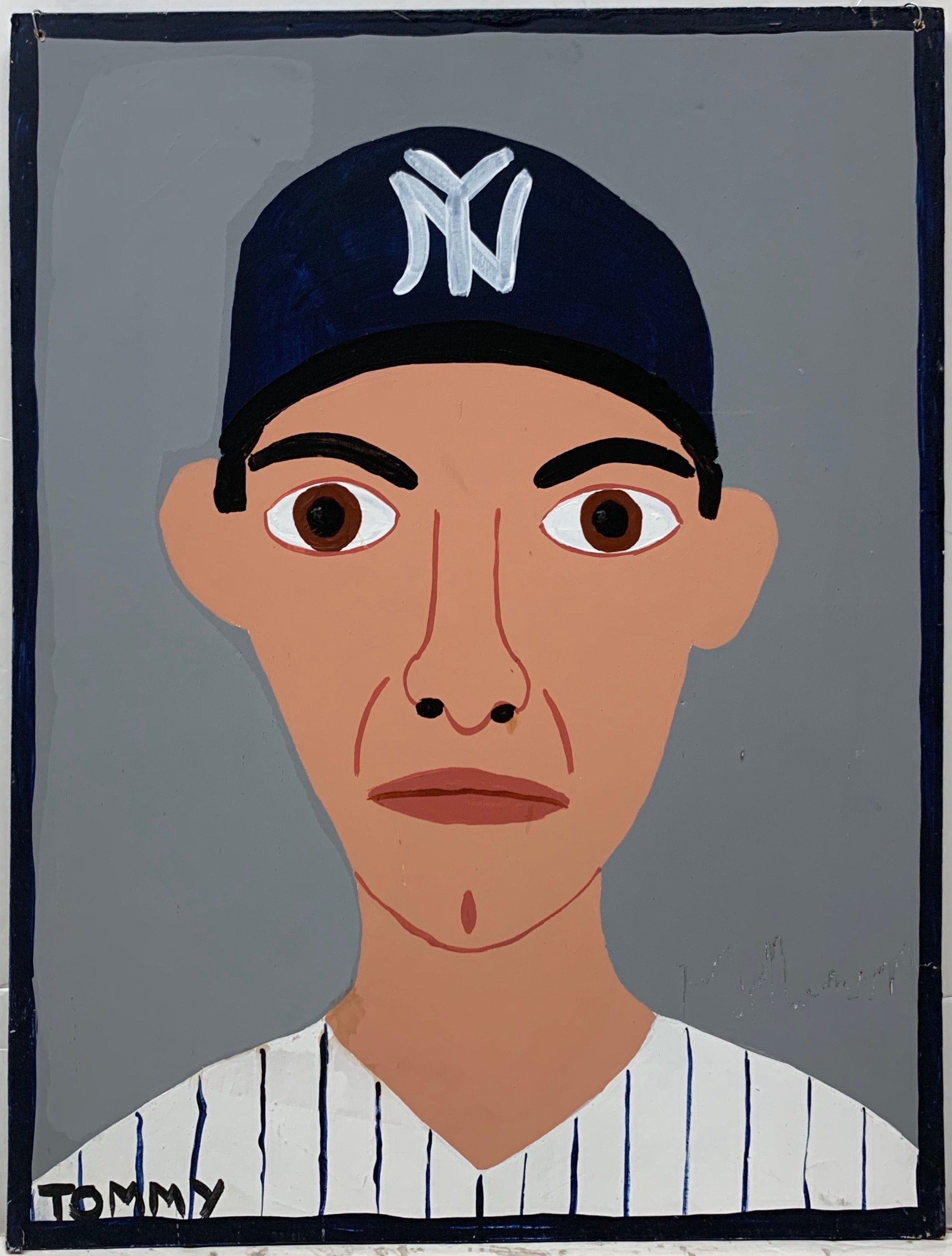 Andy Pettitte #61 Tommy Cheng Painting