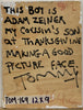 Adam Zeiner #169 Tommy Cheng Painting