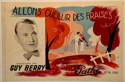Link to Allons Cueillir des Fraises - Enregistré par Guy BerryFrance, C. 1948 Product