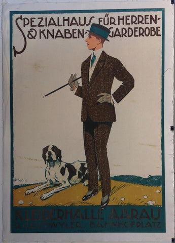 Link to  Spezialhaus Für Herren Knaben Garderobe PosterSwiss, C. 1915  Product