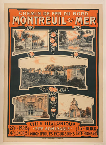 Link to  Montreuil-Sur-Mer Poster ✓France, c. 1900  Product