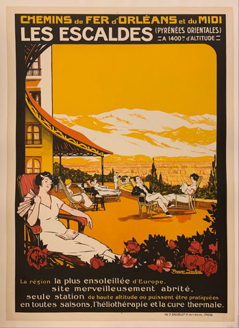 Link to  Les Escaldes Poster ✓France, c. 1941  Product