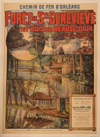 Link to  Foret de Ste Genevieve Poster ✓France, 1906  Product