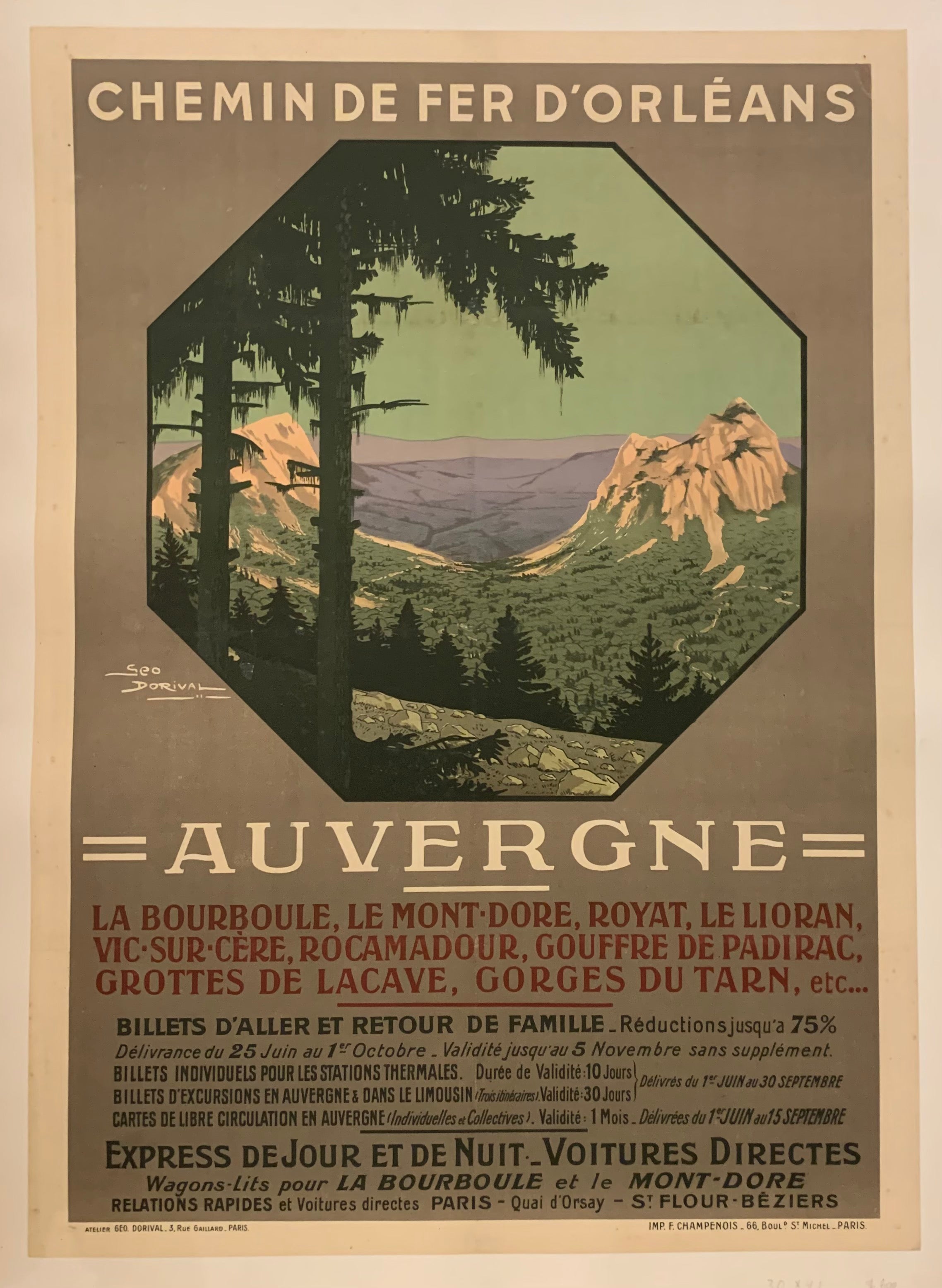 Auvergne Poster ✓
