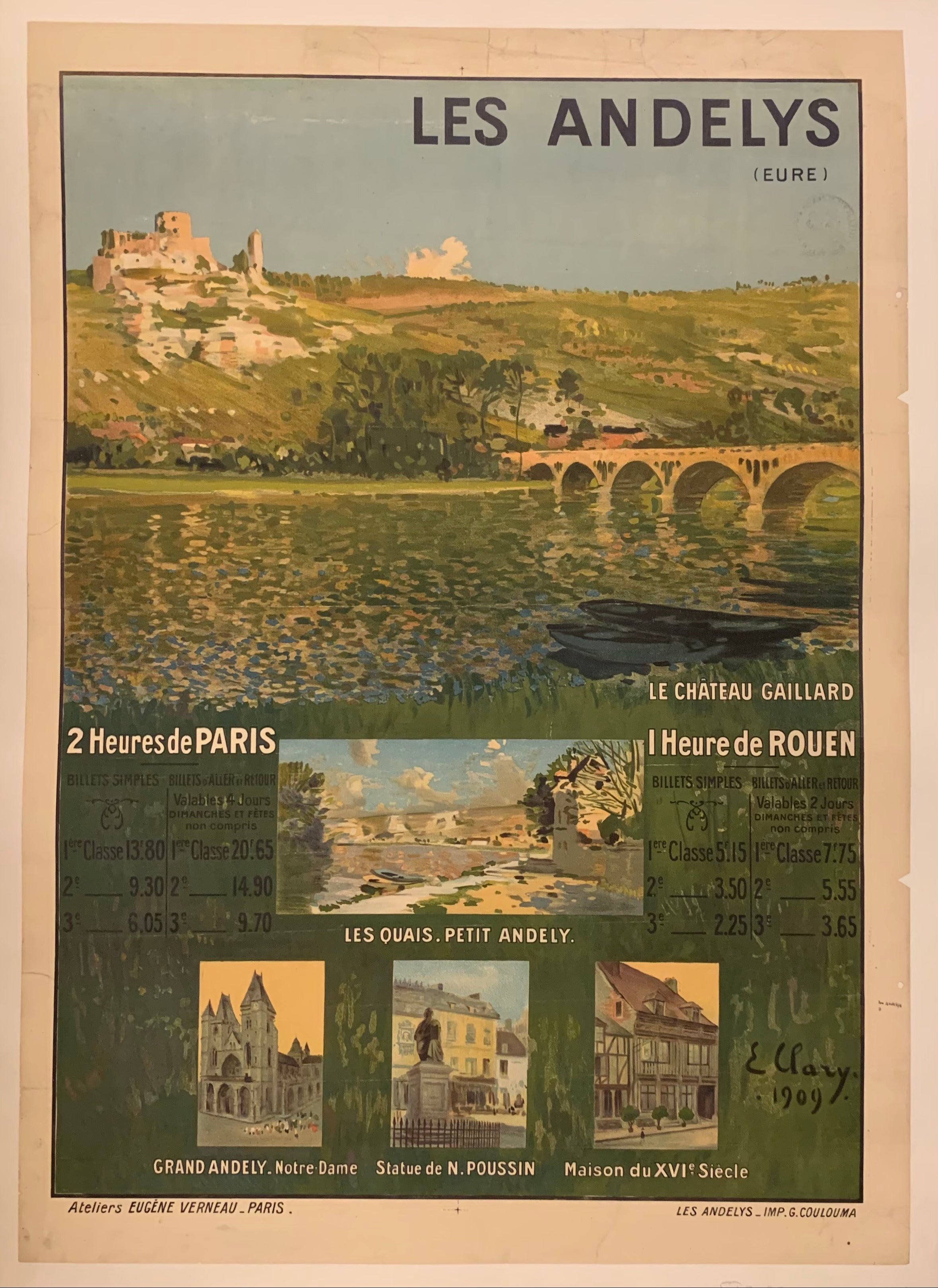 Les Andelys Poster ✓