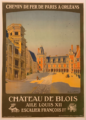 Link to  Chateau de Blois Poster ✓France, c. 1920  Product