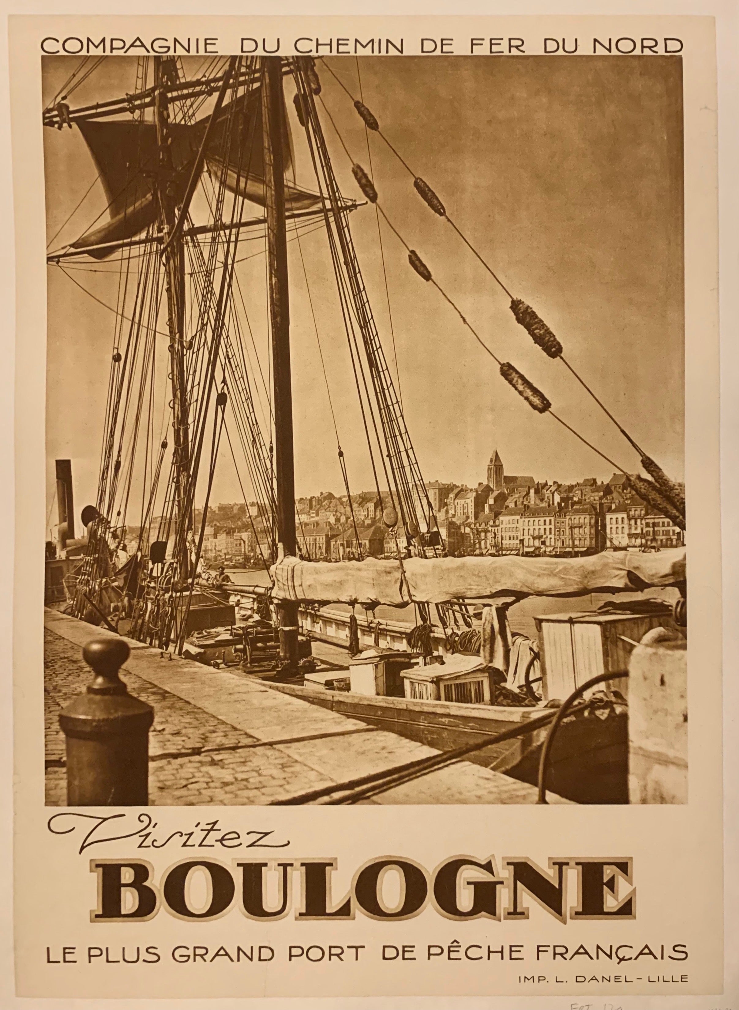 Visitez Boulogne Poster ✓