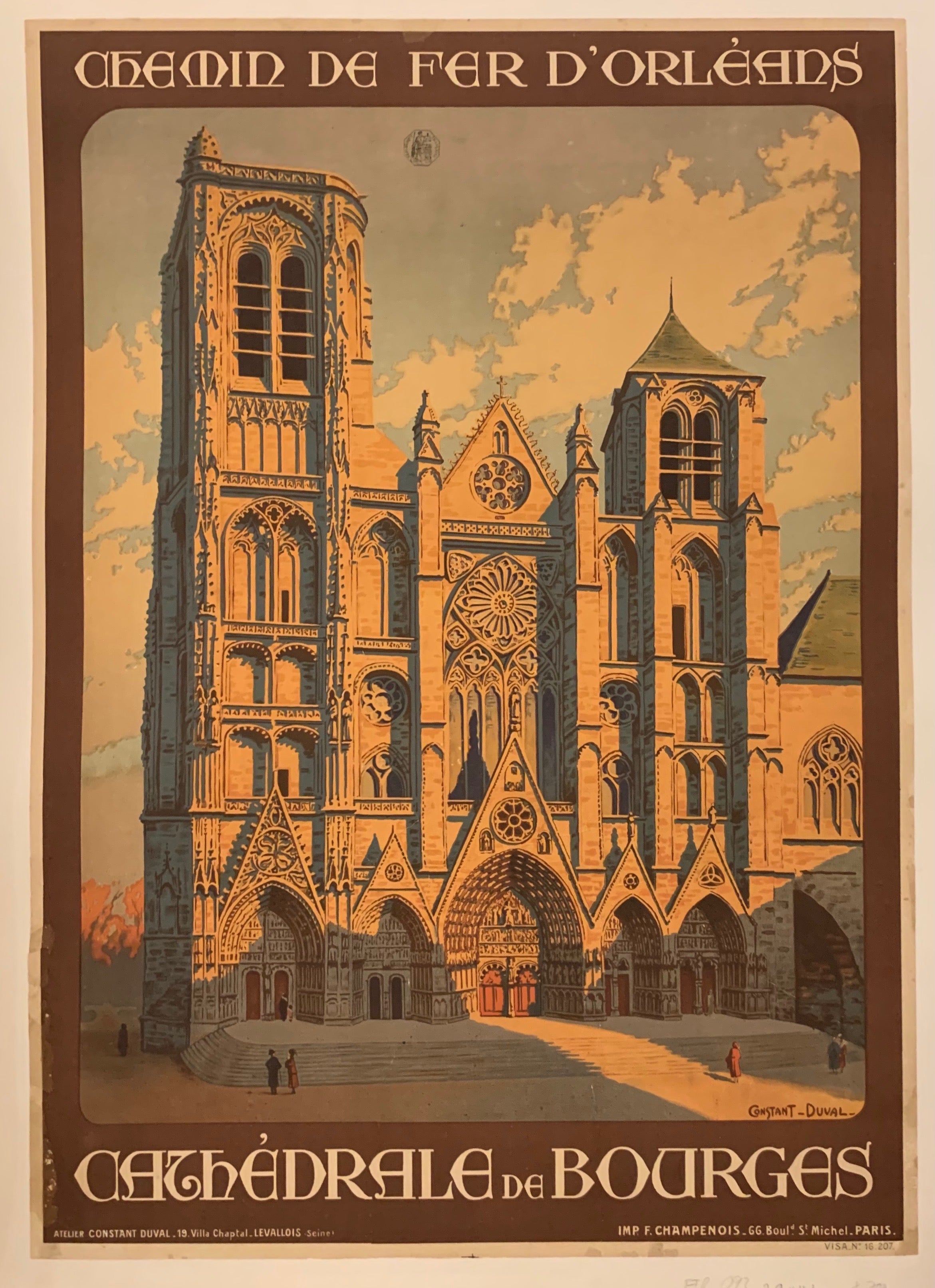 Chathedrale de Bourges Poster ✓