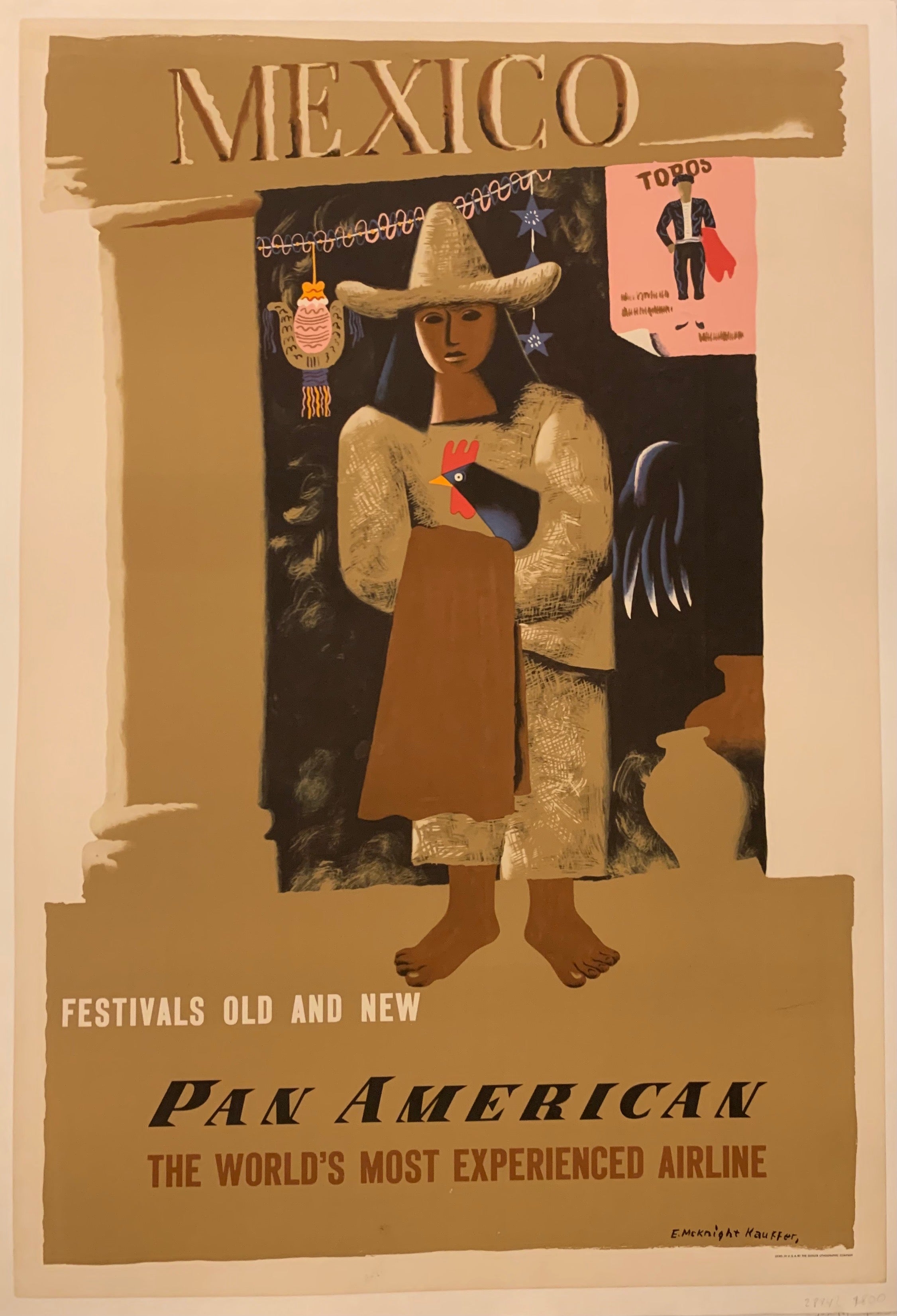 Mexico Pan American Poster ✓
