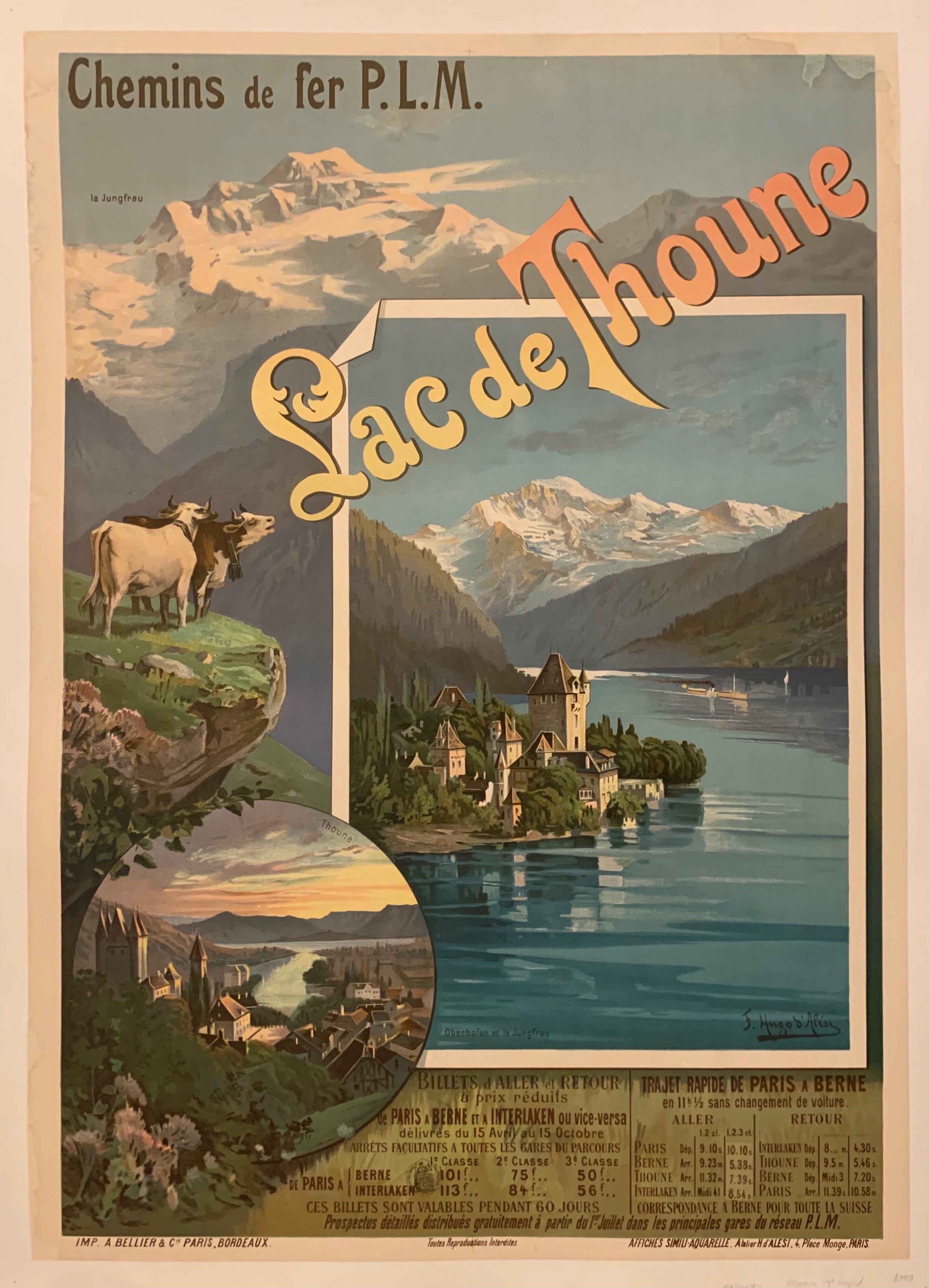 Lac de Thoune Poster ✓