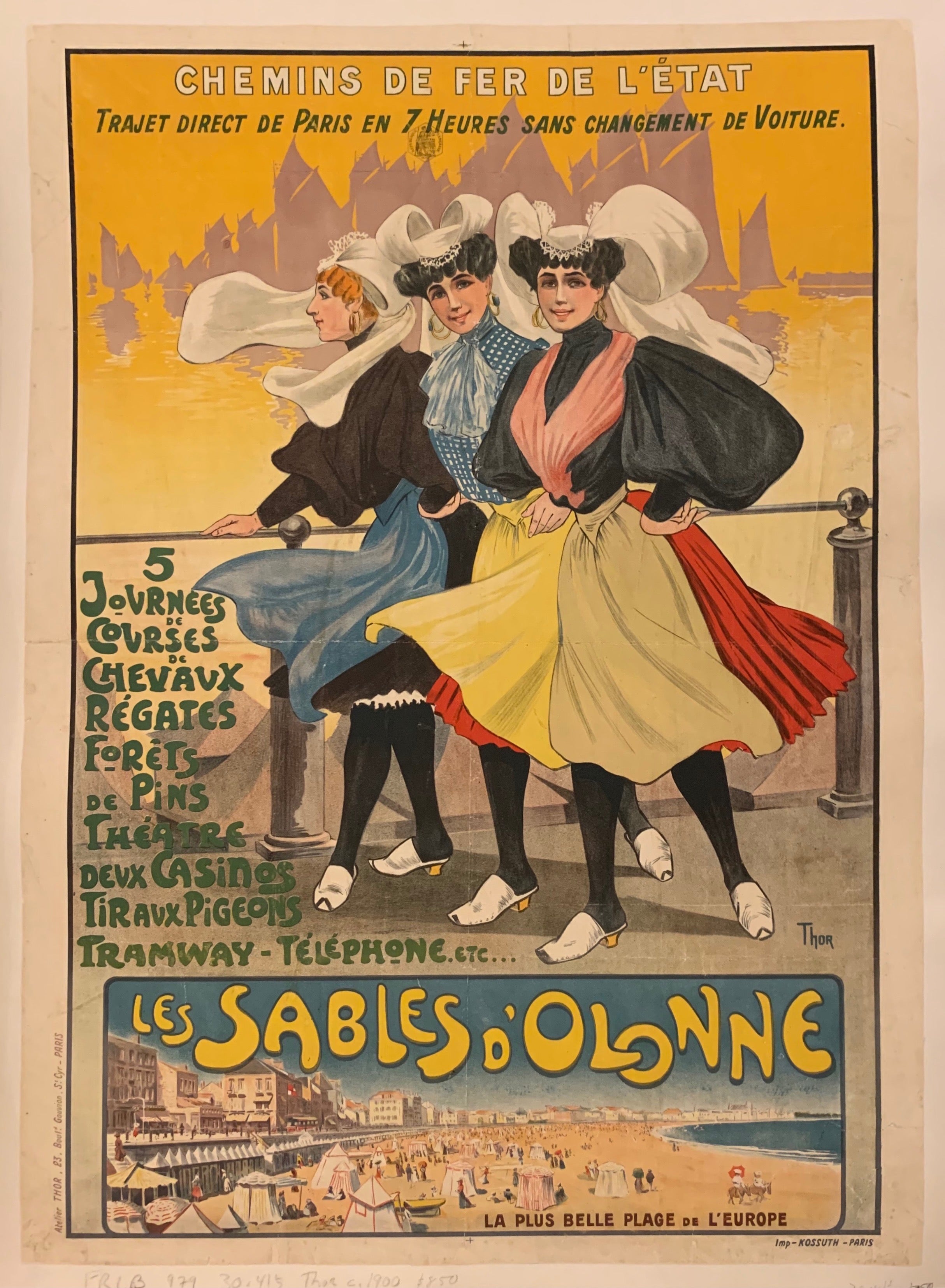 Les Sables d'Olonne Poster ✓