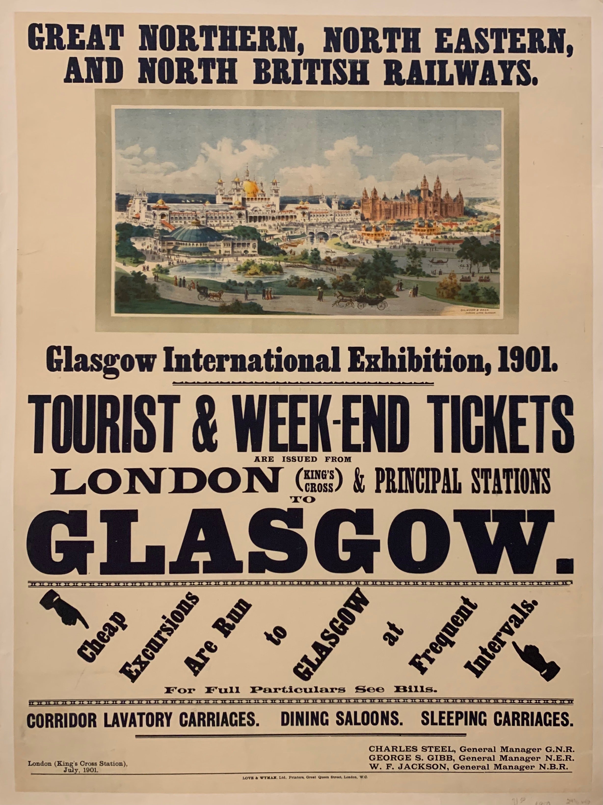Glasgow International Exhibition Poster ✓ – Poster Museum