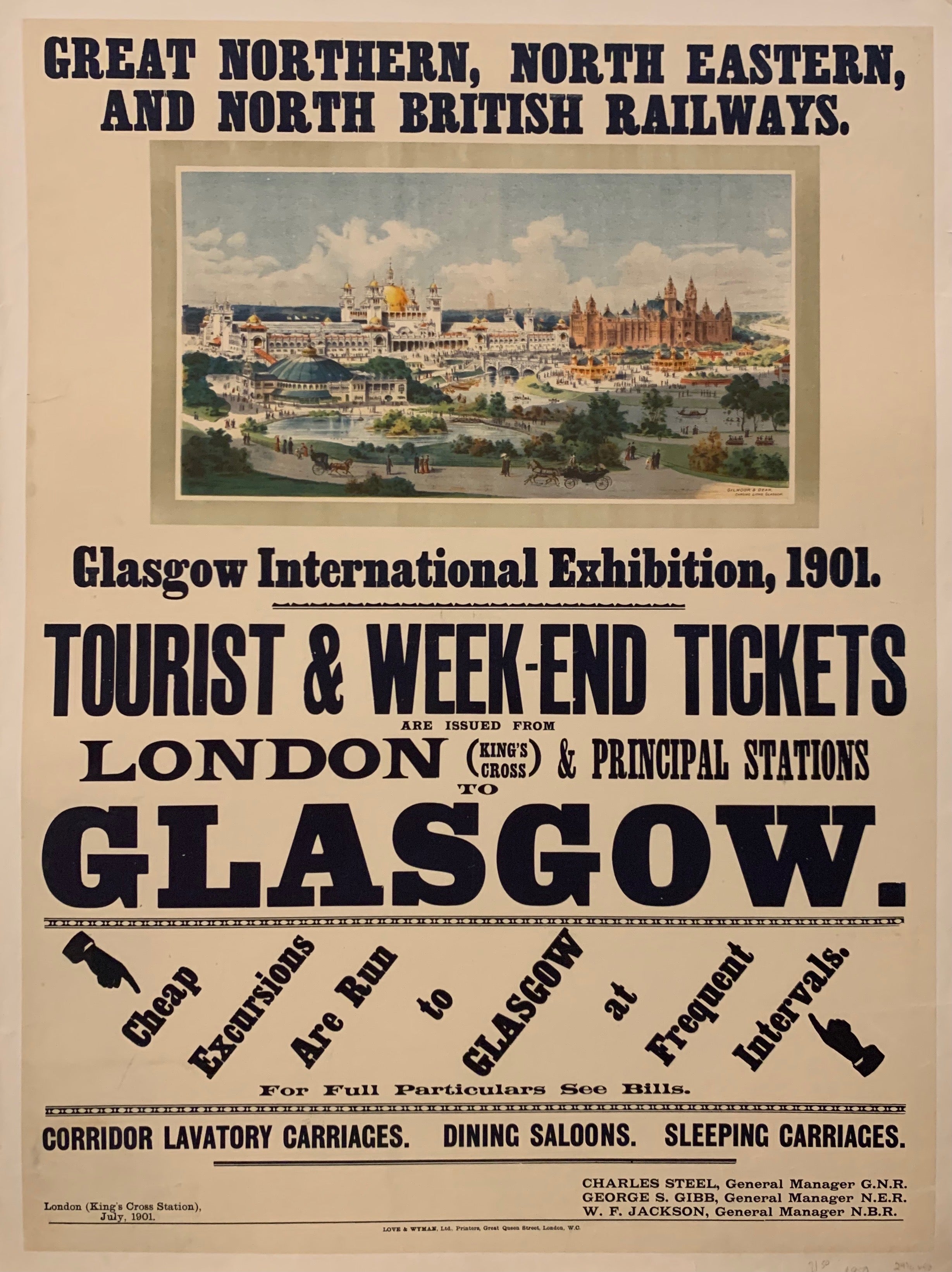 Glasgow International Exhibition Poster ✓