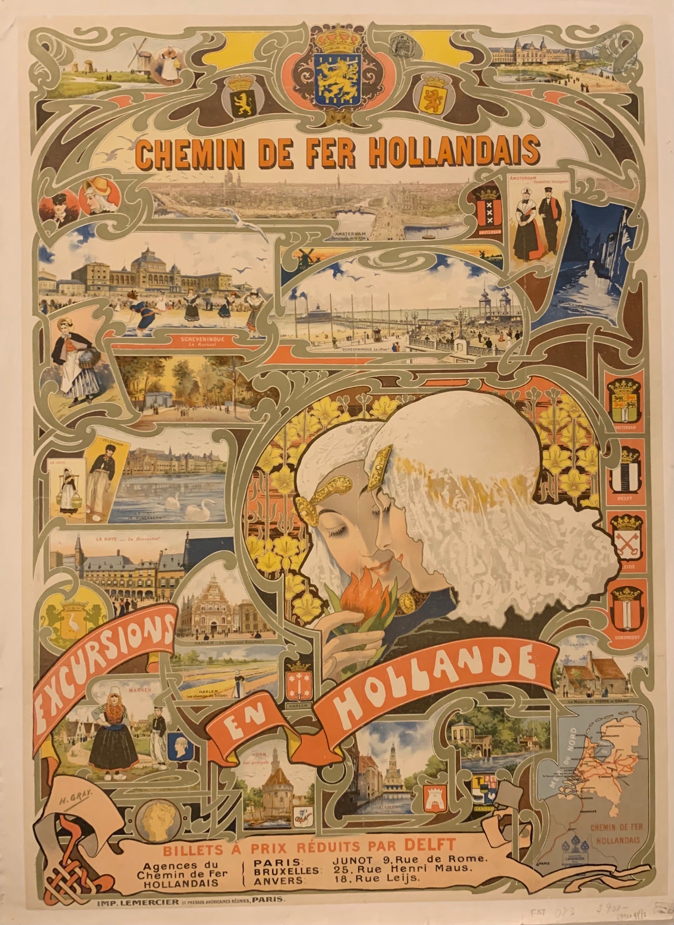 Excursions en Hollande Poster ✓