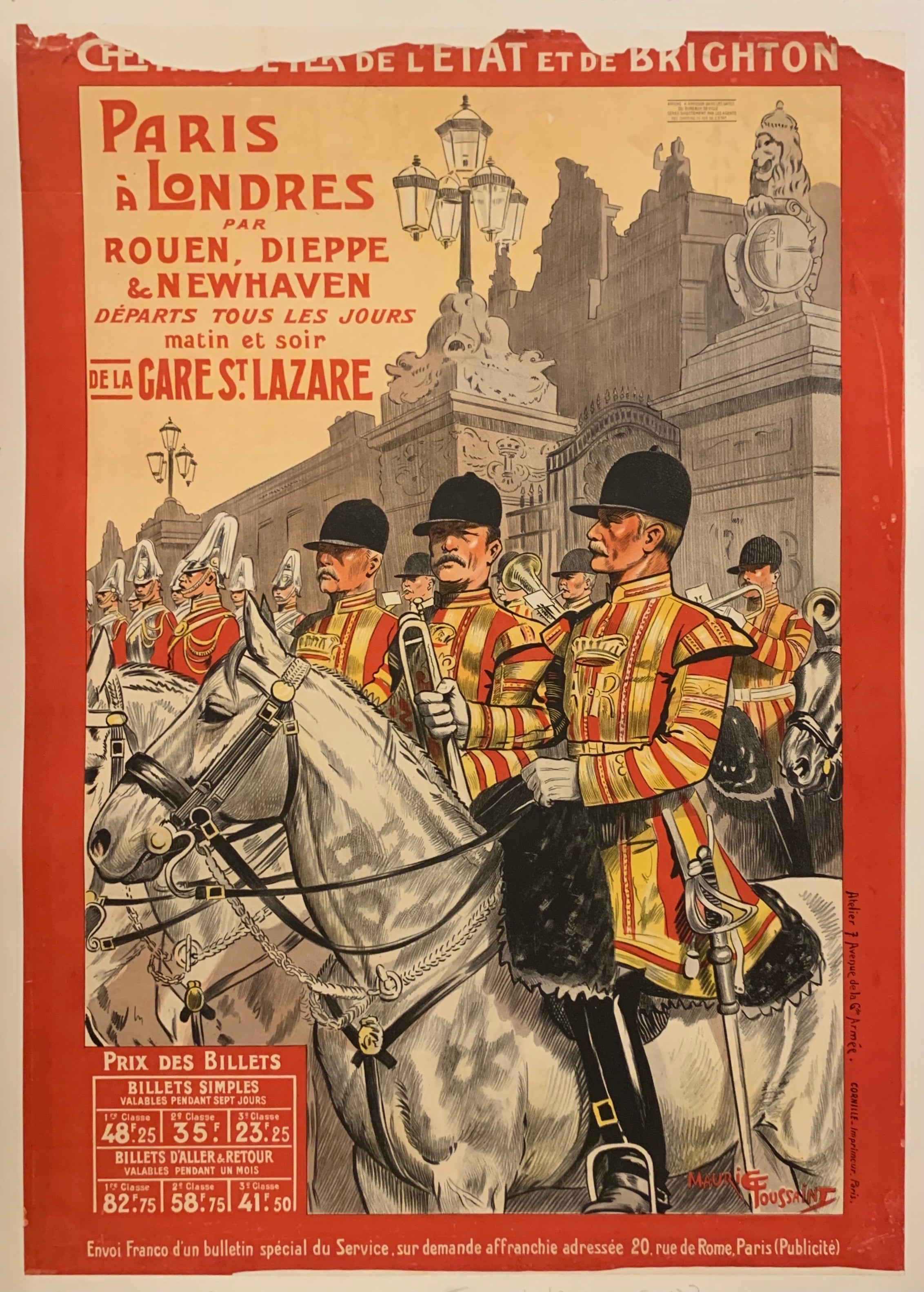 Paris a Londres Poster ✓