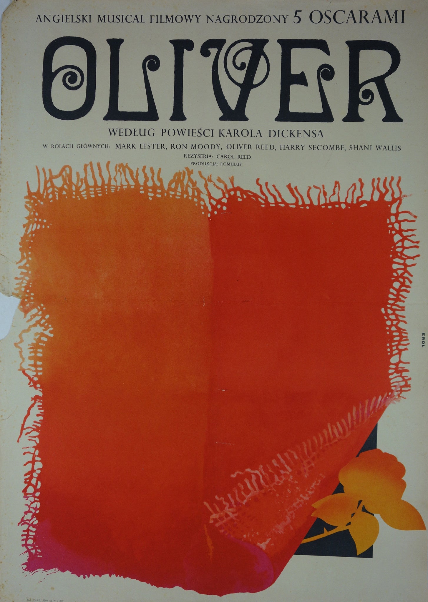 Vintage Poster - Oliver 1963 Ornament by Loc - Fine Art America