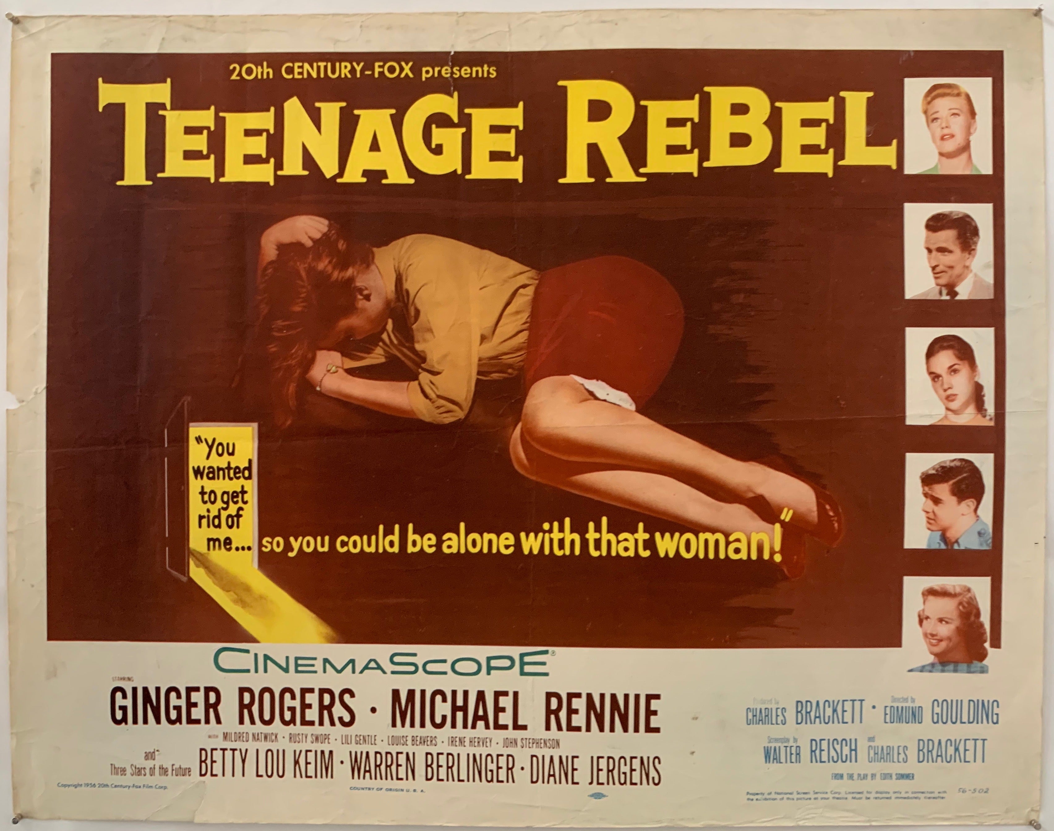 Teenage Rebel Poster