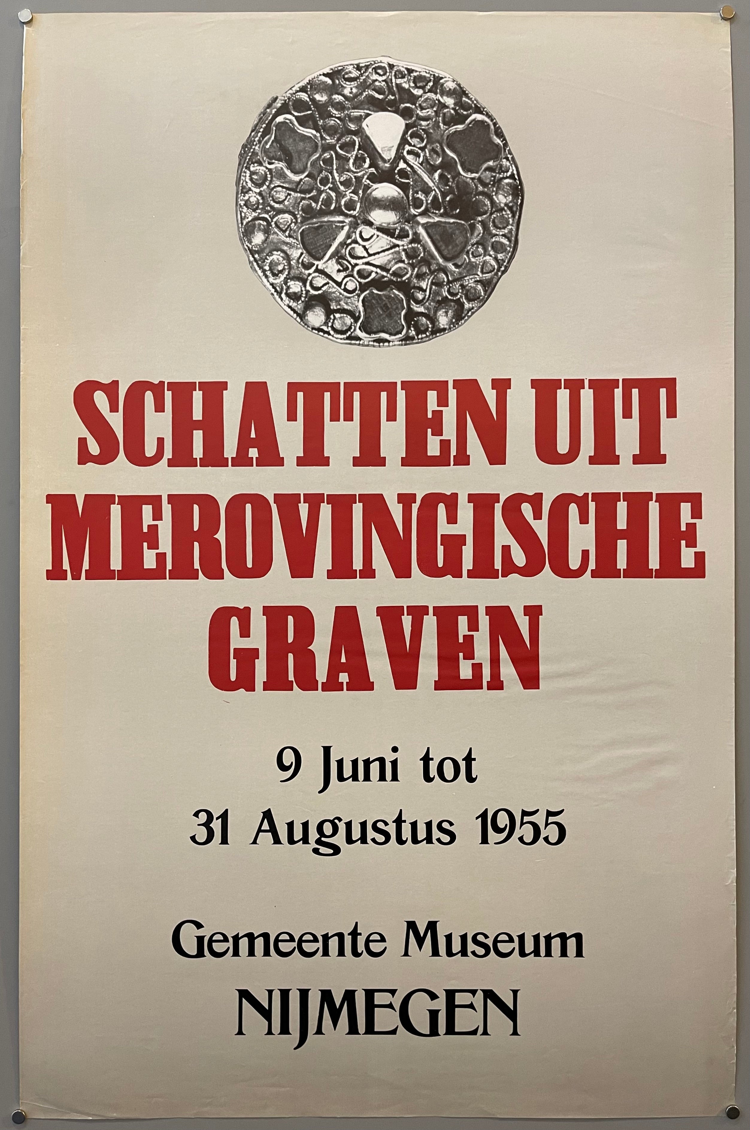 poster showing a photograph of a medieval coin