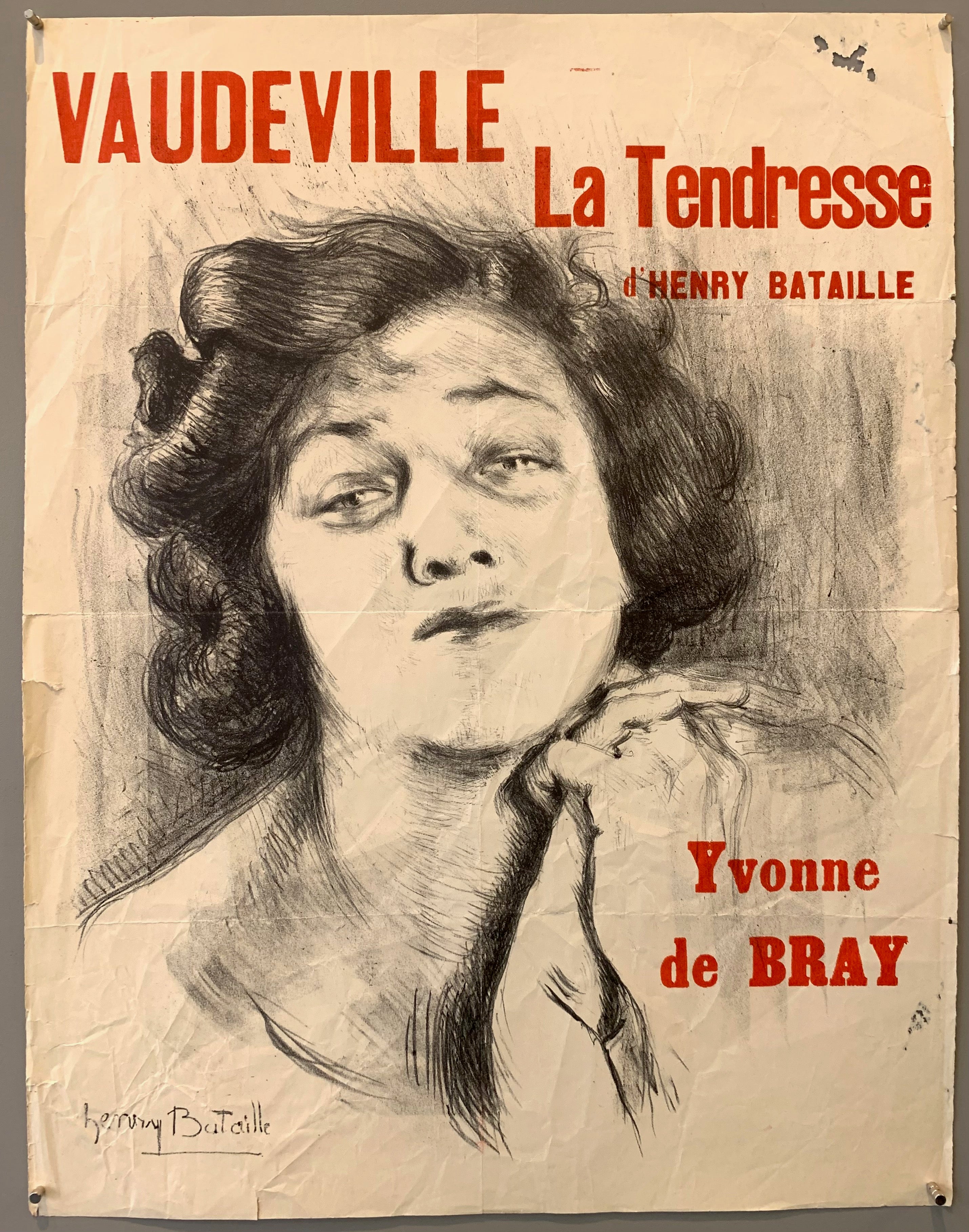 Vaudeville La Tendresse Poster