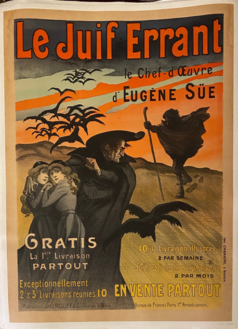 Link to Le Juif Errant le Chef- d Oeuvre d'Eugene SueFrench Poster, c. 1875 Product