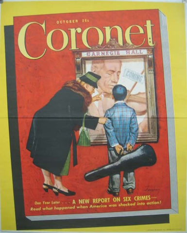 Link to  Coronet October 1947artist FARSBURG forsberry farsberry  Forsbees Forsburg  Product