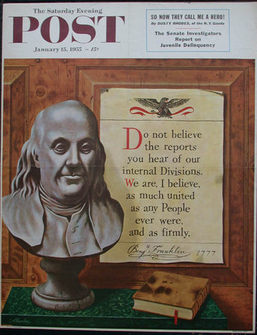 Link to  Saturday Evening Post January 15 1955John Atherton  Product