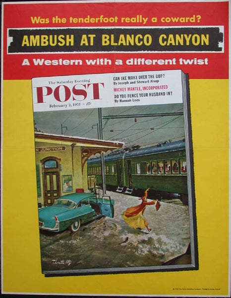 saturday evening post february 2 1957 – Poster Museum