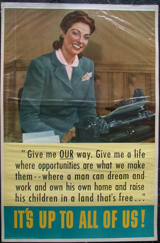Link to It's Up To All Of Us! Give Me Our WayH. Armstrong Roberts Product
