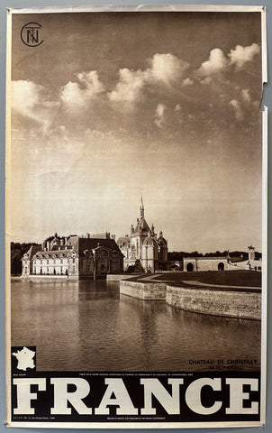 Link to  Chateau de Chantilly PosterFrance c. 1955  Product