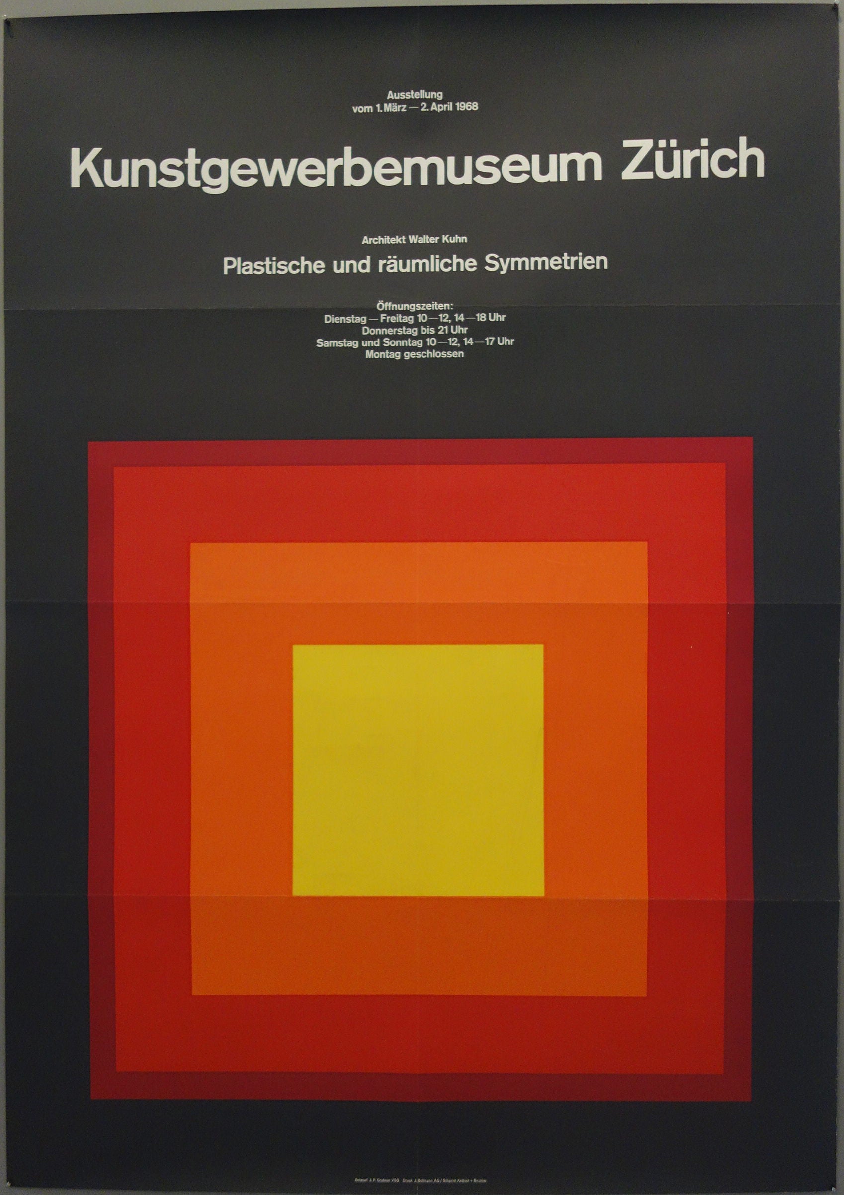 Kunstgewerbemuseum Zurich - Plastische und raumliche Symmetrien