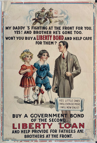 Link to Buy a Government Bond of the Second Liberty LoanUSA, C. 1916 Product